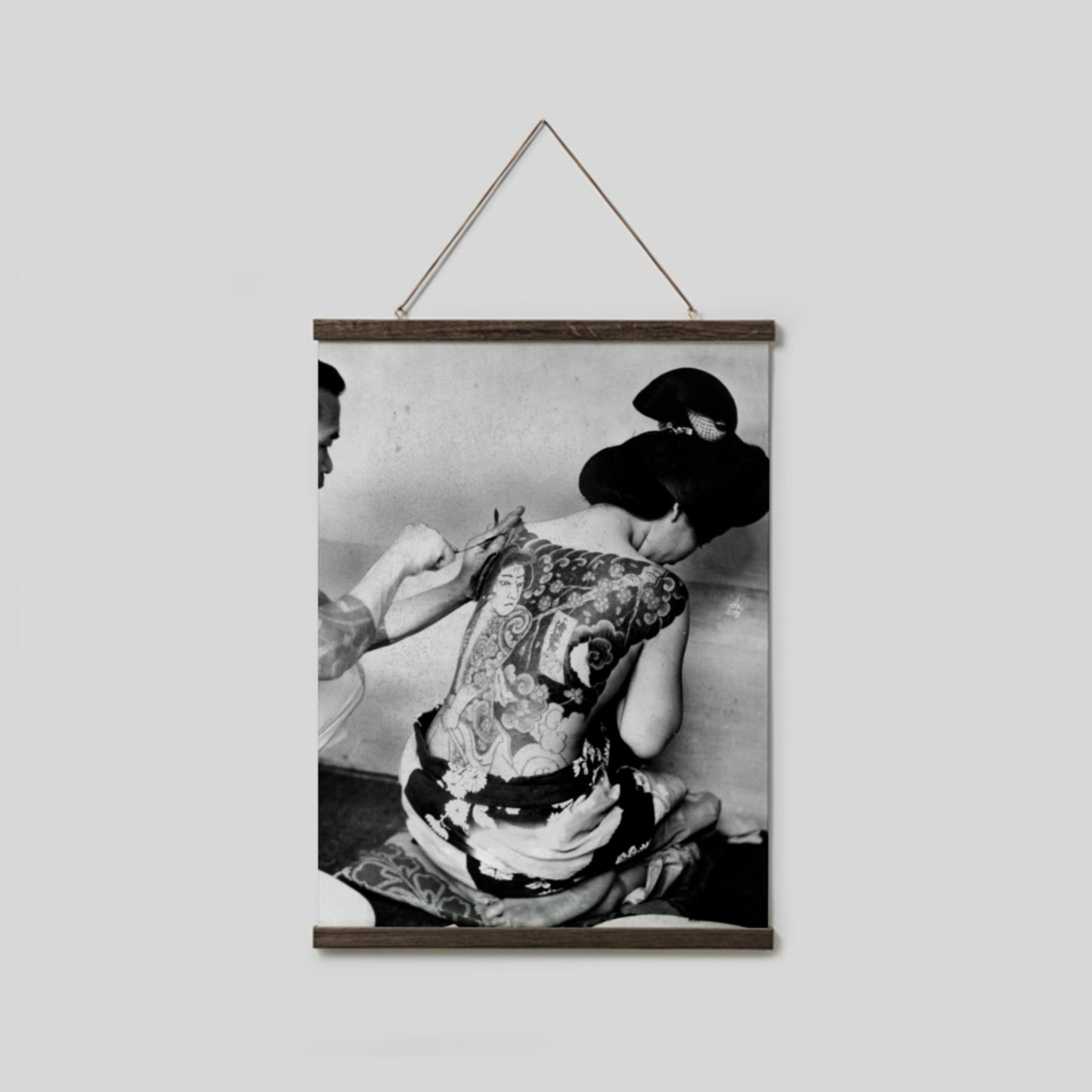 Traditional Japanese Tebori Tattooing Print