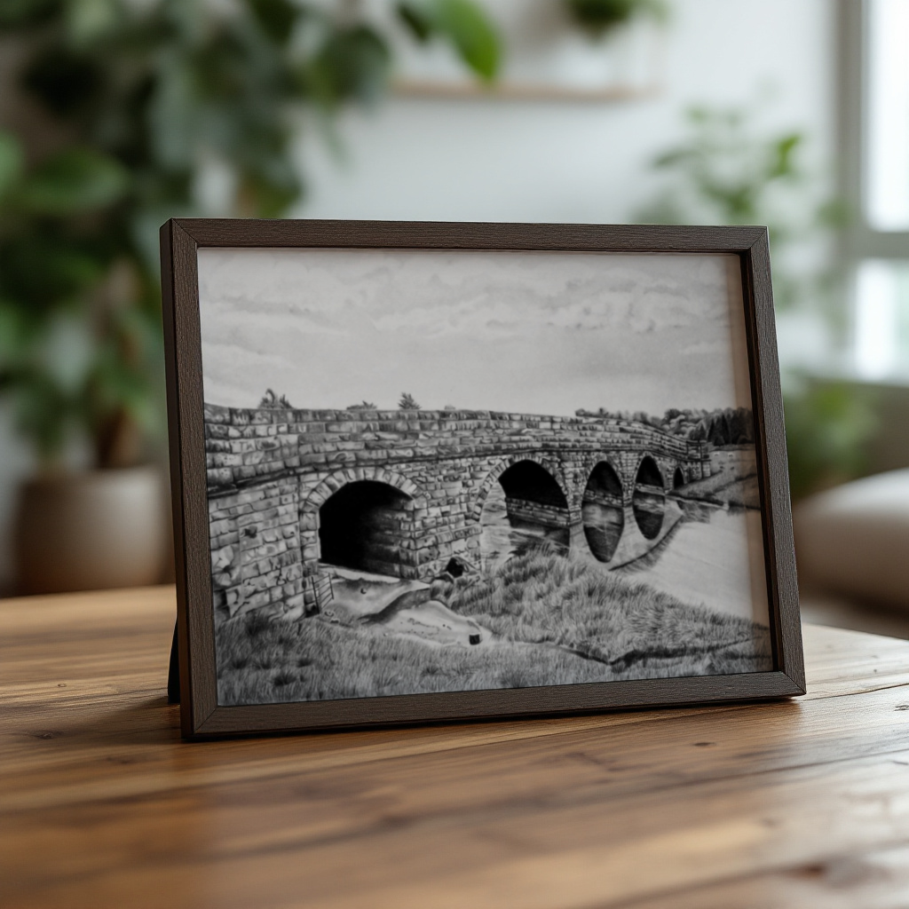 Pauperhaugh Bridge Print - By Karl Jennings