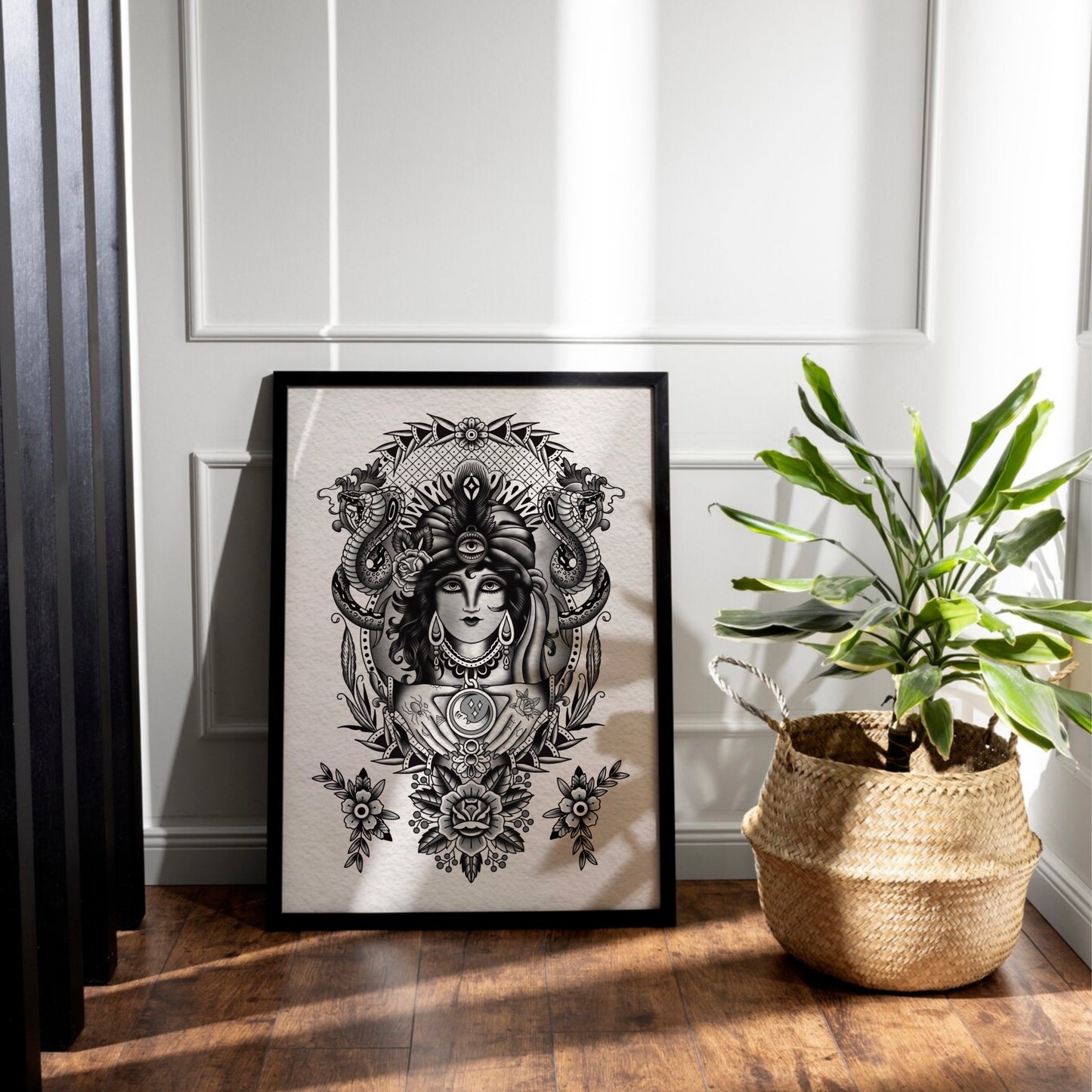 Traditional Gypsy Girl Print