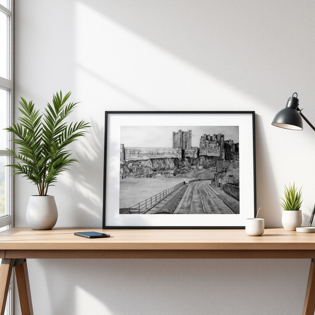 Bamburgh Castle Print - By Karl Jennings